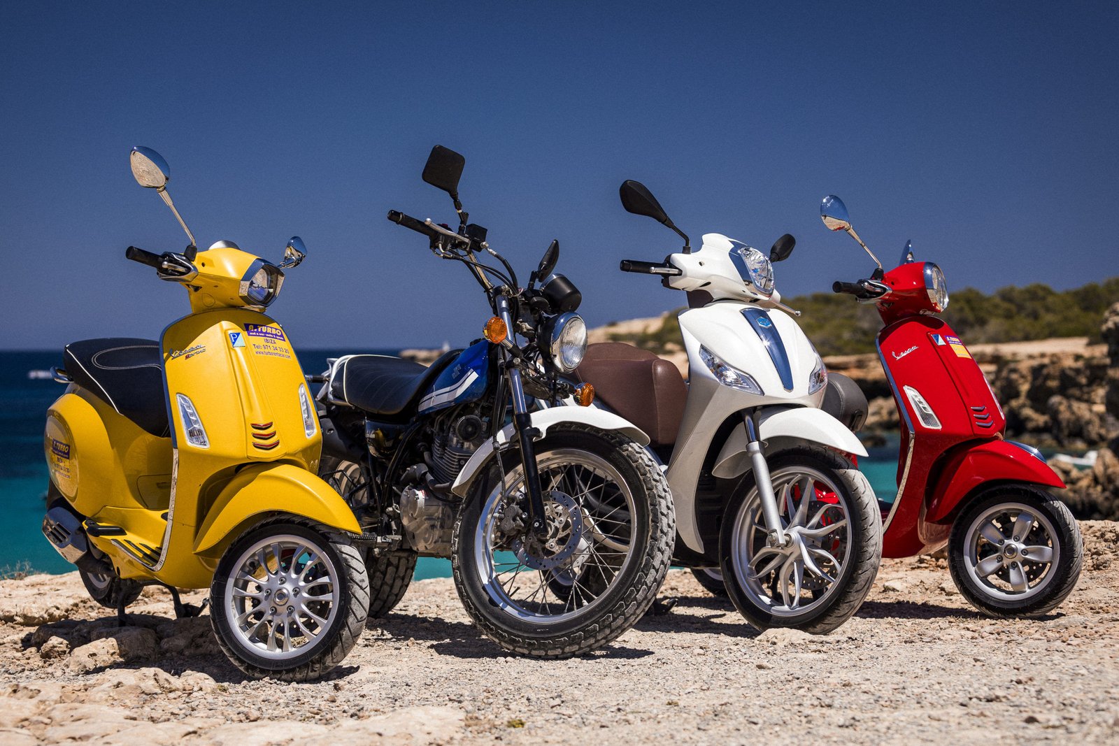 Alquiler de motos de larga duración en Ibiza con Turbo Rent a Car